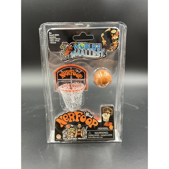 World’s Smallest Official Nerfoop Basketball Desk Hoop - Picture 1 of 2
